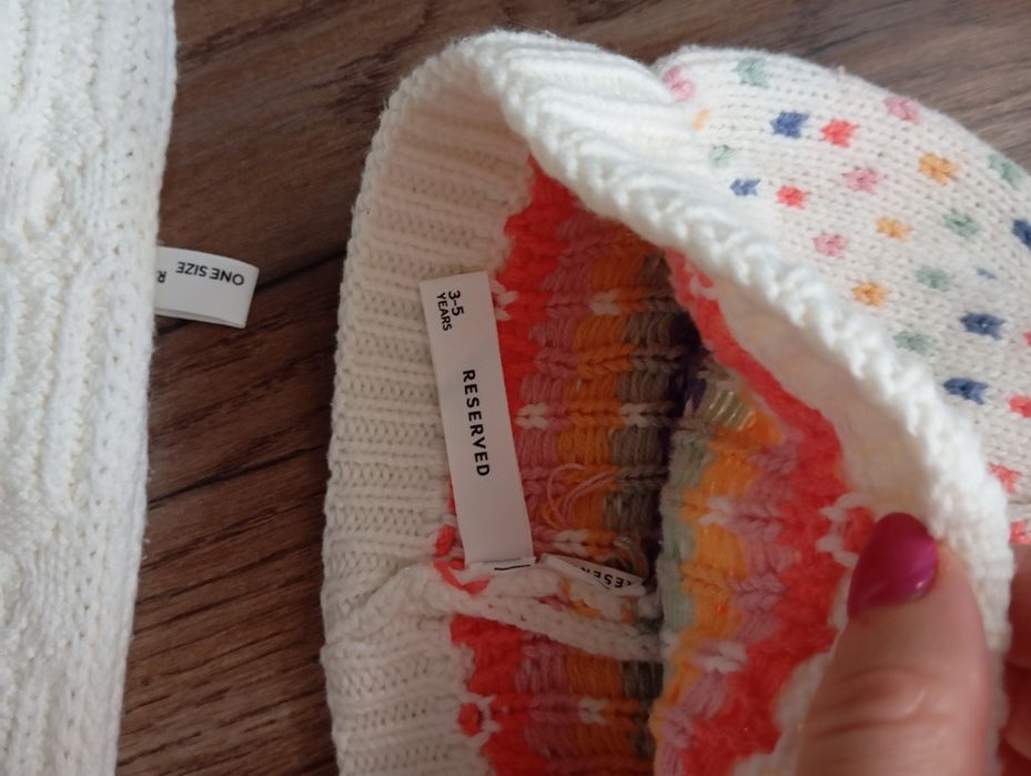 Zestaw czapka z szalikiem Reserved rozmiar 3/5 lat