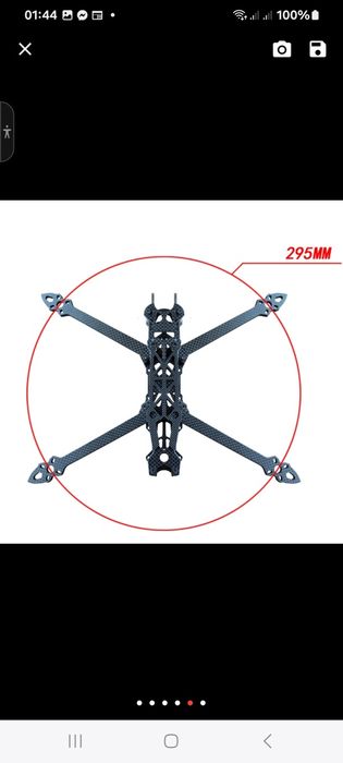 Рама 7" fpv дрона MARK 4 .
