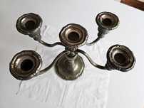 Candelabro retangular para 5 velas