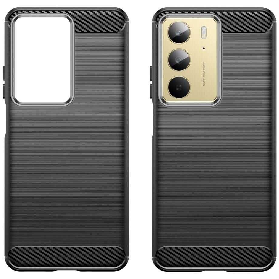 Противоударный чехол бампер для Realme C75 карбон 3 чохол с75 релме