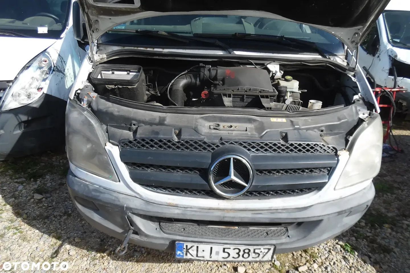 Mercedes-Benz Sprinter MAXI skrzynia  513 2013r, 2.2CDI, MAXI Uszkodzony lewy bok.