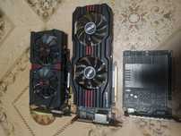 три видеокарты с нюансами ( R7 370 Strix 4GB, HD7850 2gb, GTX 650 1gb)