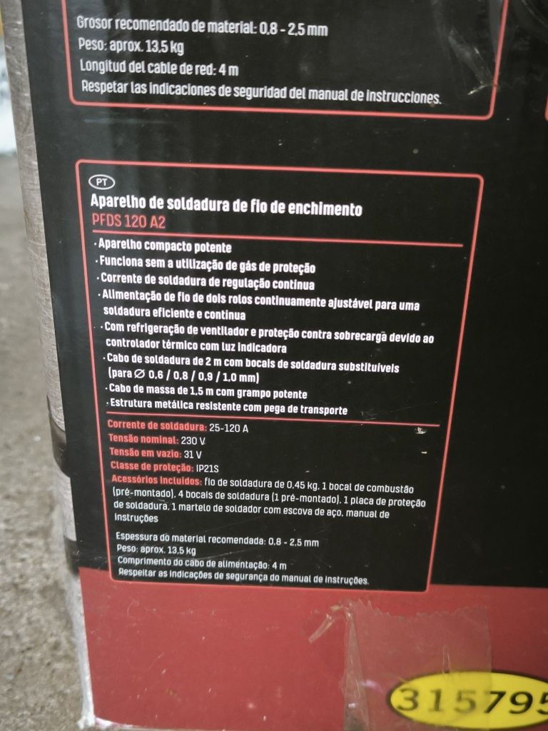 Aparelho de soldar a fio Parkside 

Aparelho de soldadura de fio de e