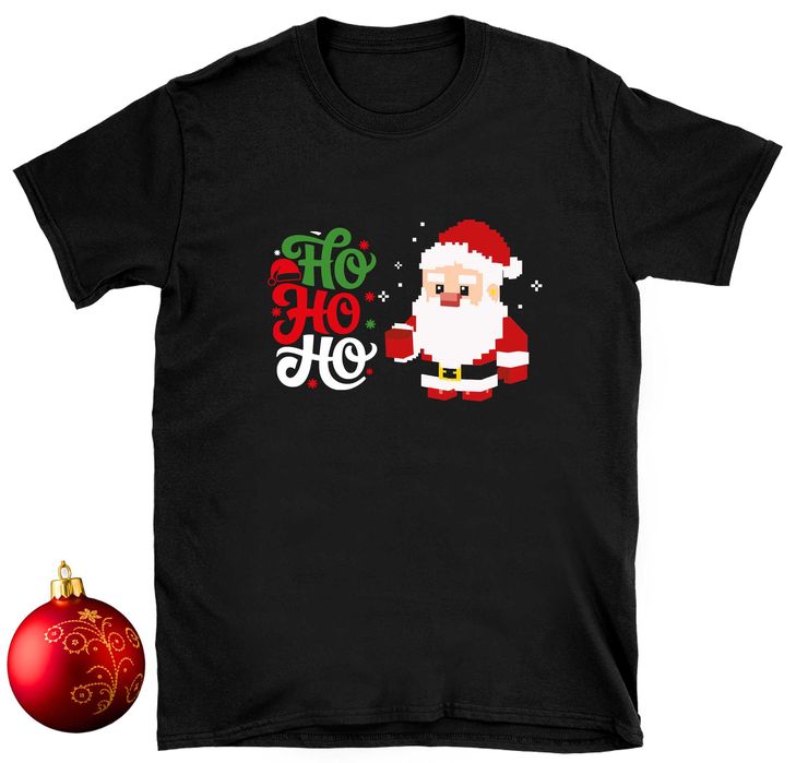 koszulka świąteczna Mikołaj styl gra Minecraft rozm. od 6 lat do 3XL