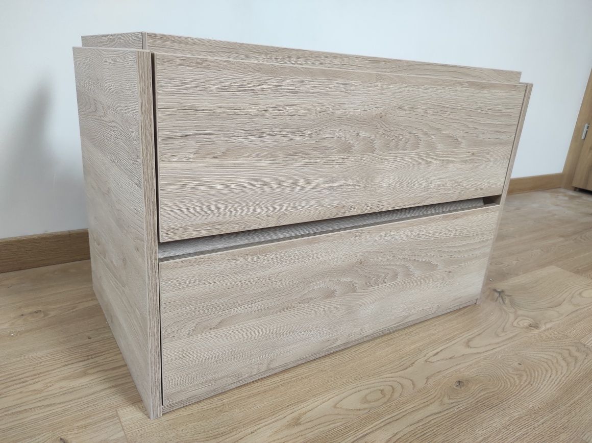 Szafka łazienkowa pod umywalkę Cersanit Crea 80 cm dąb