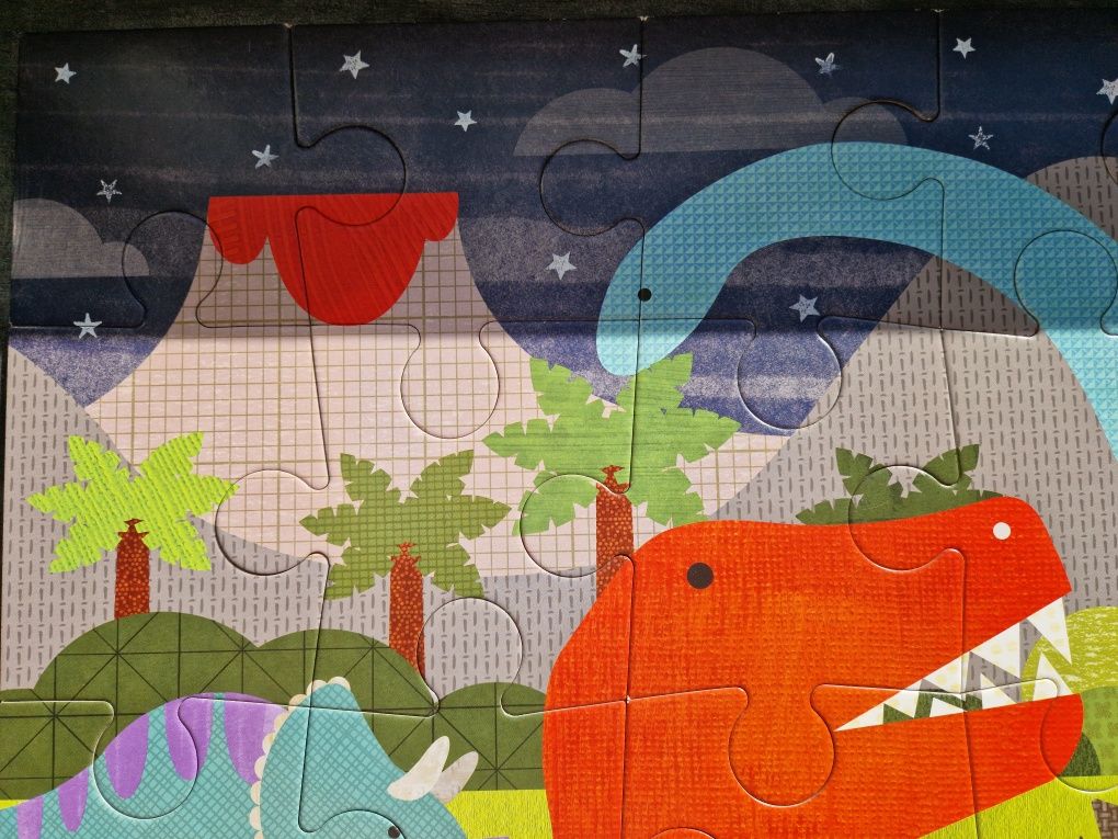 Puzzle Dinozaury 24 elementy