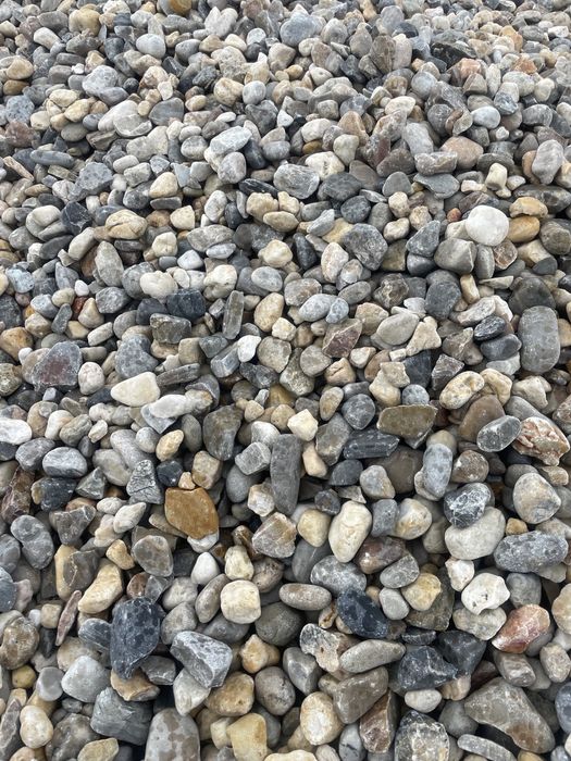 Pedra decorativa para jardim - granito e seixo