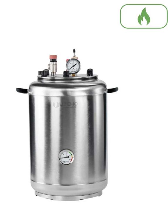 Газовий автоклав з нержавіючої сталі на 24 банки + гарантія+подарунок!