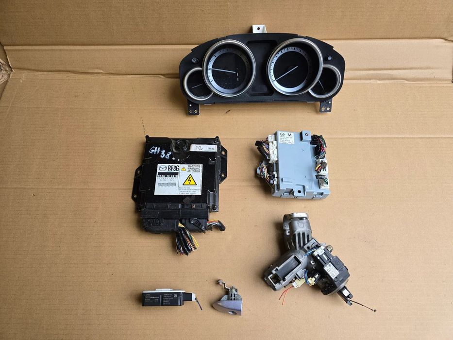 Mazda 6 GH komplet zestaw startowy 2.0 diesel RF8G komputer stacyjka bcm EU europa