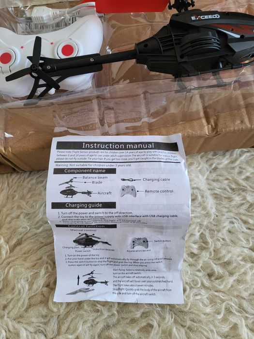 Helikopter zdalnie sterowany dla dziecka - nowy