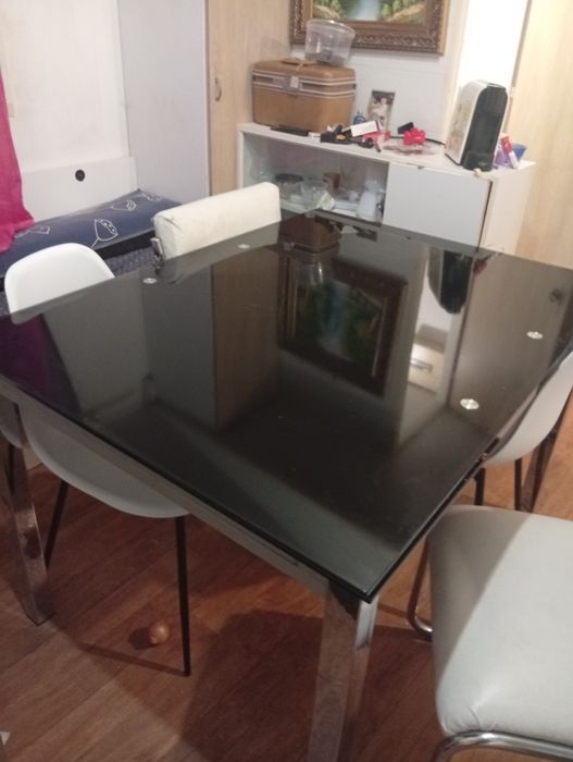 Mesa de vidro temperado a mesa estecevel