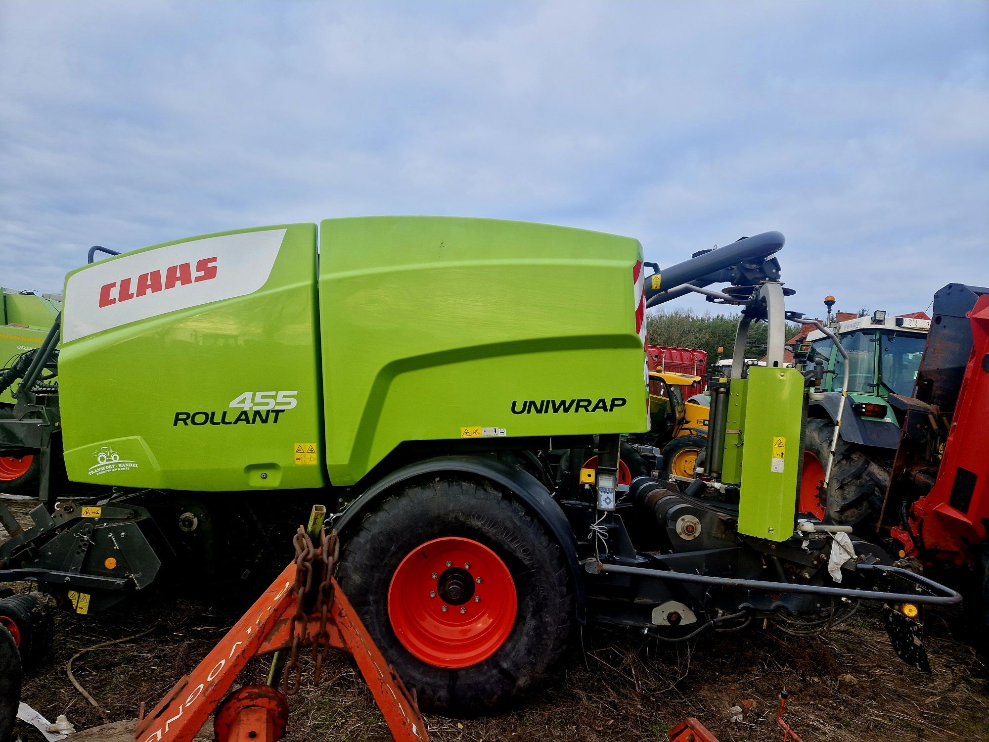 CLAAS Rollant 455 uniwrap prasoowijarka walcowa 375 Stawiacz  FV