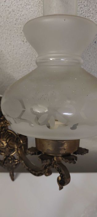 Candeeiro de parede com 2 lumes