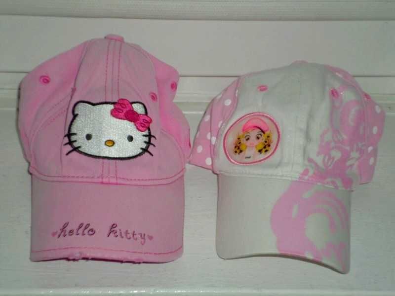 dwie czapeczki z daszkiem 5-8 lat Hello Kitty