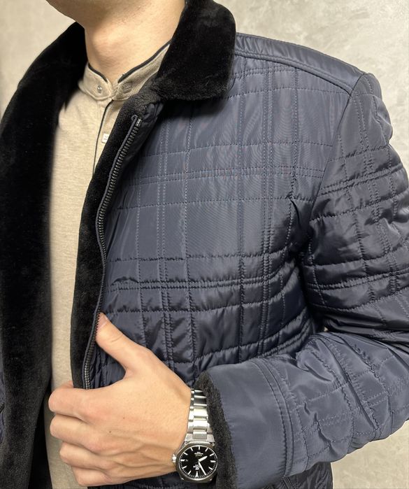 Нарядна зимова куртка чоловіча на зиму недорого ідеальний стан пуховик