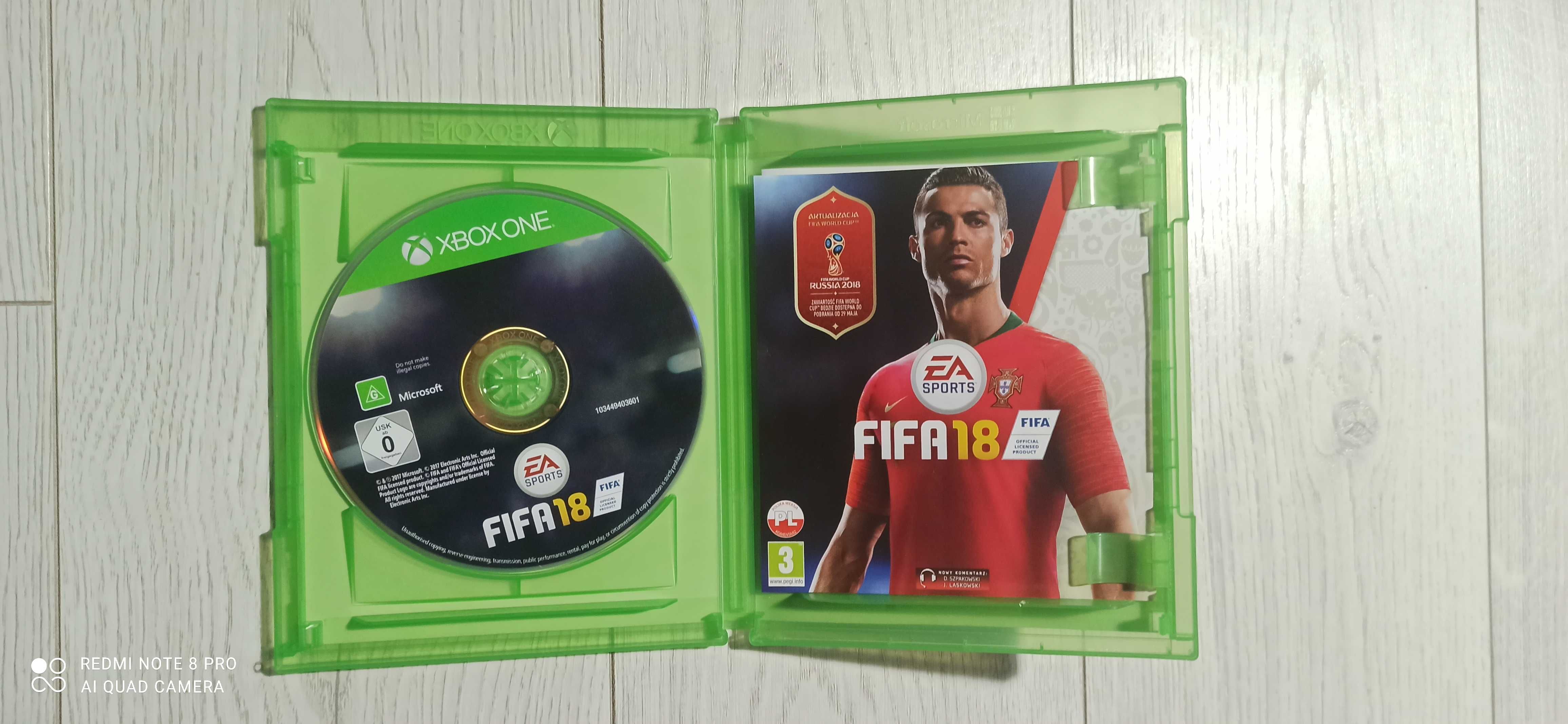 Sprzedam grę FIFA 18 na XBOX ONE