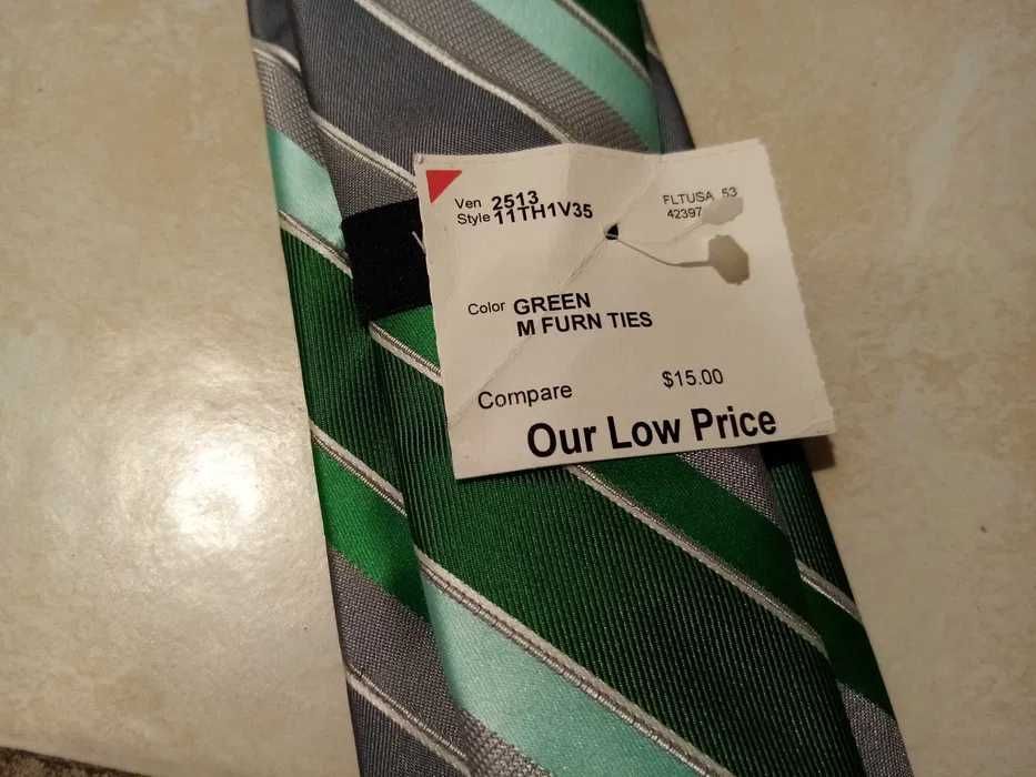 VAN HEUSEN USA - NOWY! z Metkami Krawat Męski