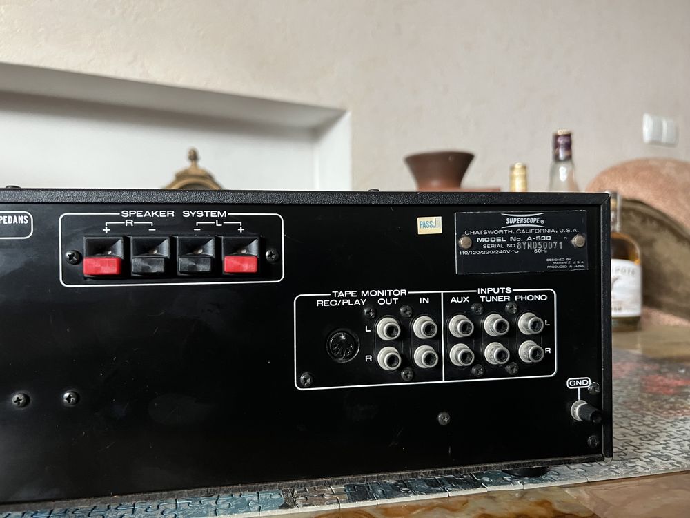 Вінтажний підсилювач Superscope by Marantz A-530