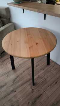 Stół drewniany okrągły 85 cm  Stan idealny