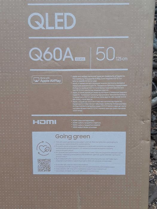 телевізор 50" Samsung   QE50Q60 4K QLED Smart TV