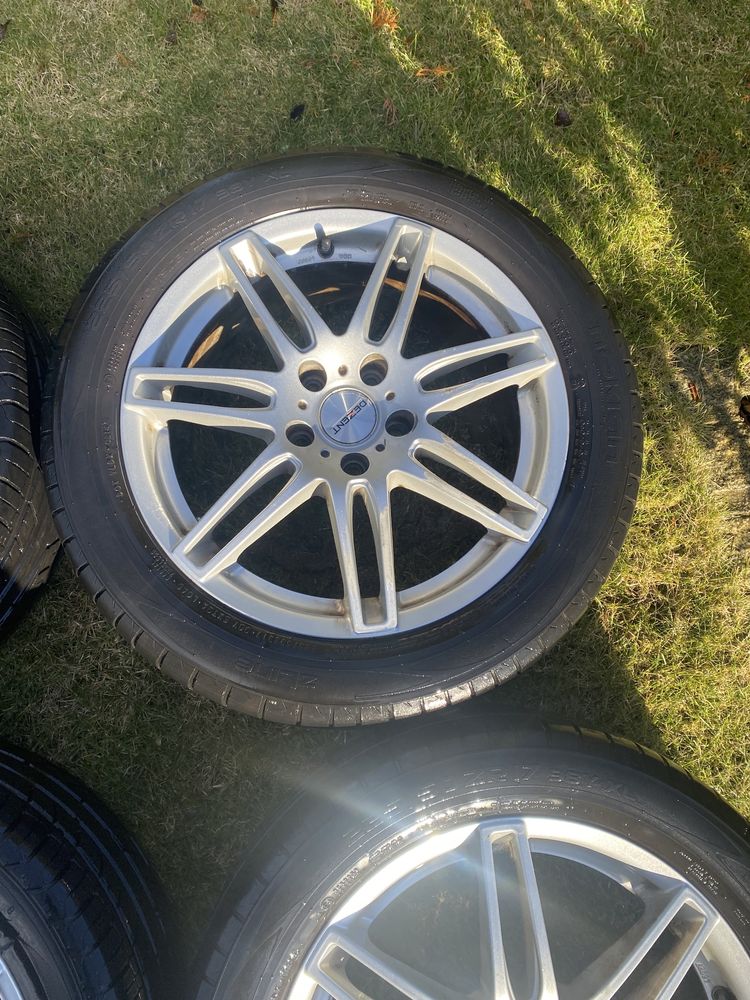 225/50/17 rozst 5x112 ET44 lato audi Dezent wzor ferrari