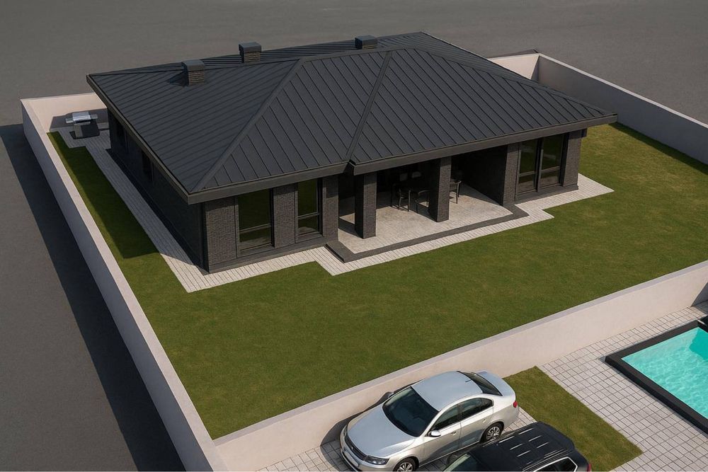 Одноповерховий будинок 120 м² у Дмитрівці | 6 соток | Тераса 29 м²