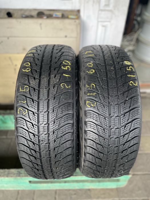 Шини резина 215 60 17 Nokian 2шт. 6mm Зима зимові