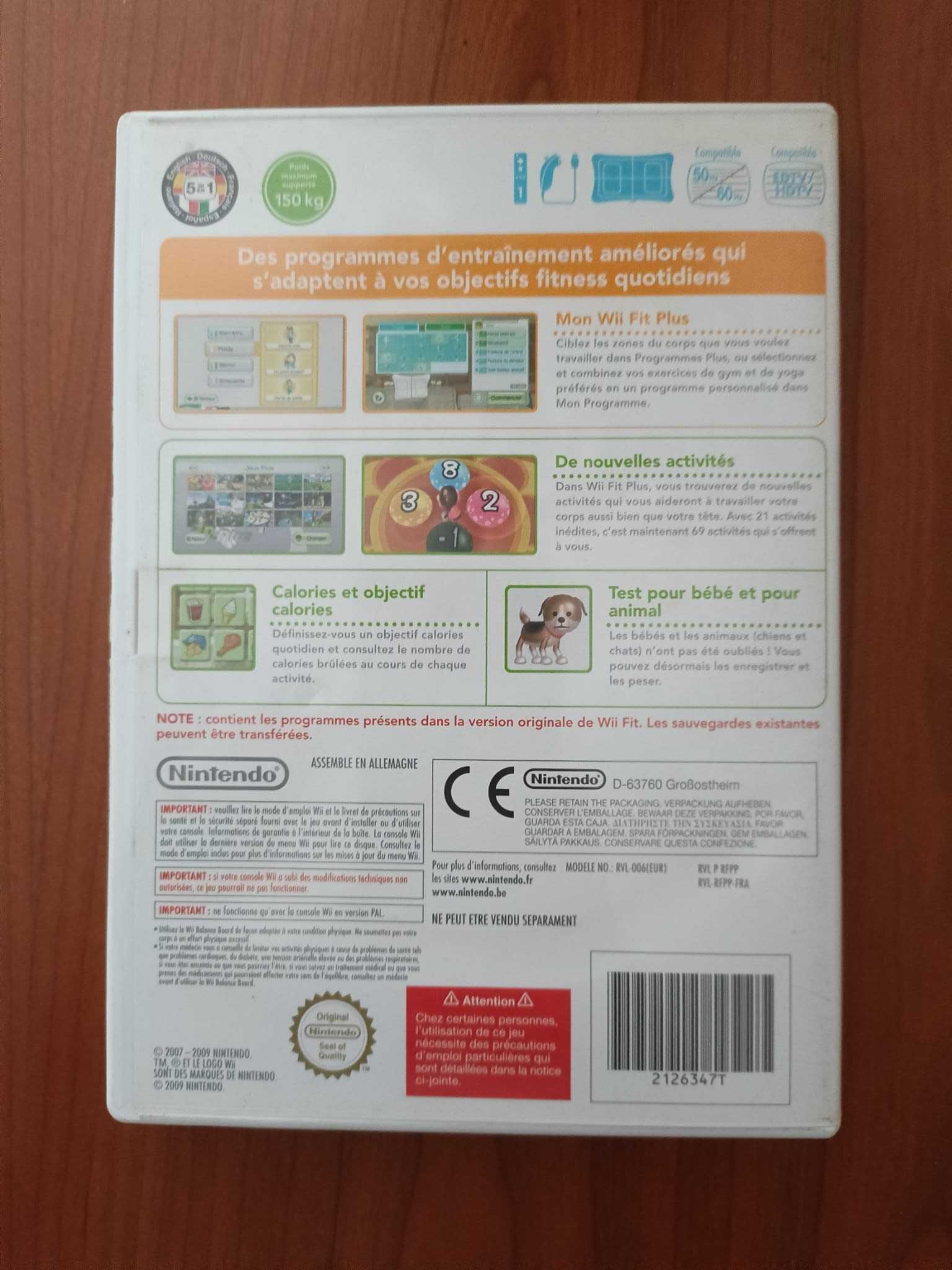 Jogo Wii Fit Plus