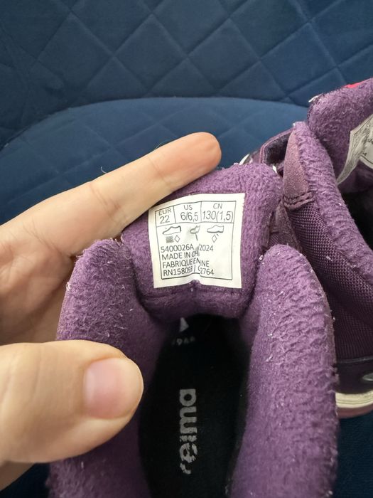 Дитяче зимове взуття Reima 22 розмір