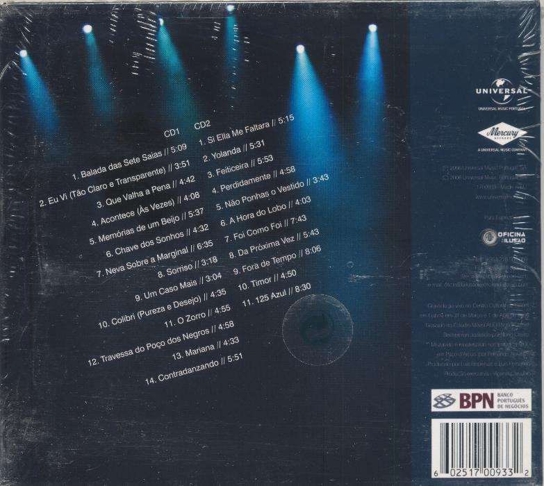 Luís Represas - Ao vivo no CCB (2 CD) (novo)