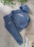 Komplet dresowy puma holograficzny napis bluza spodnie