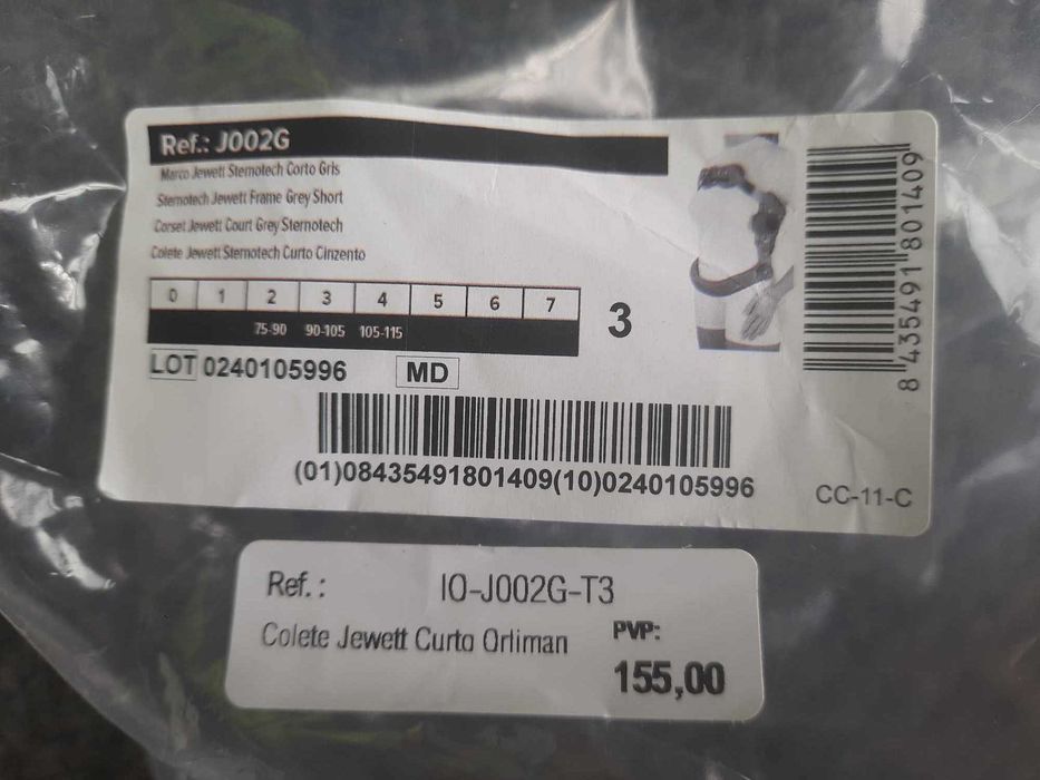 Colete Jewett curto Orliman