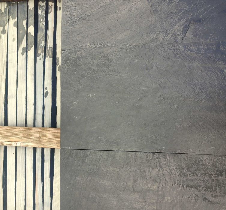 Kamień naturalny podłoga taras łupek czarny