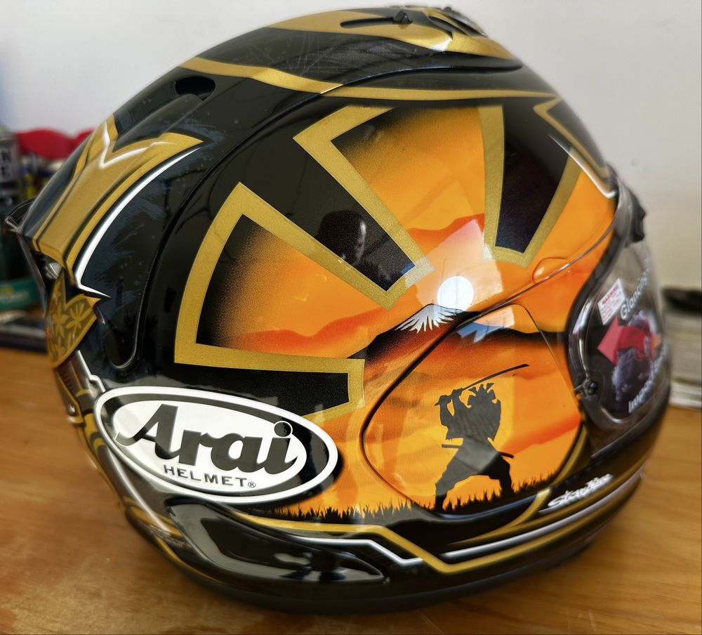 Capacete Arai RX-7V EVO Dani Pedrosa (como novo)