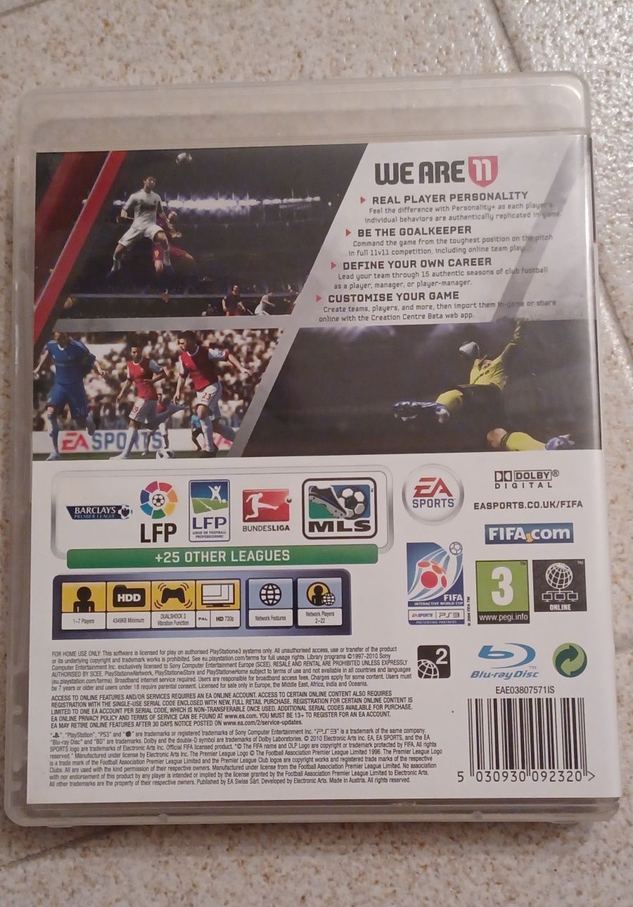 Jogo Fifa 11 - Playstation 3