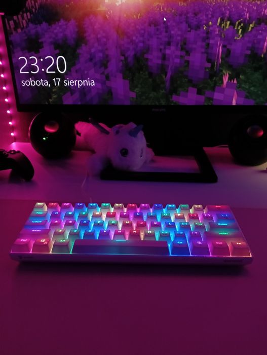 Klawiatura mechaniczna Gamingowa RGB LED podświetlana