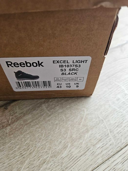 Buty robocze męskie wysokie BHP S3 całoroczne Reebok IB1037 43 NOWE