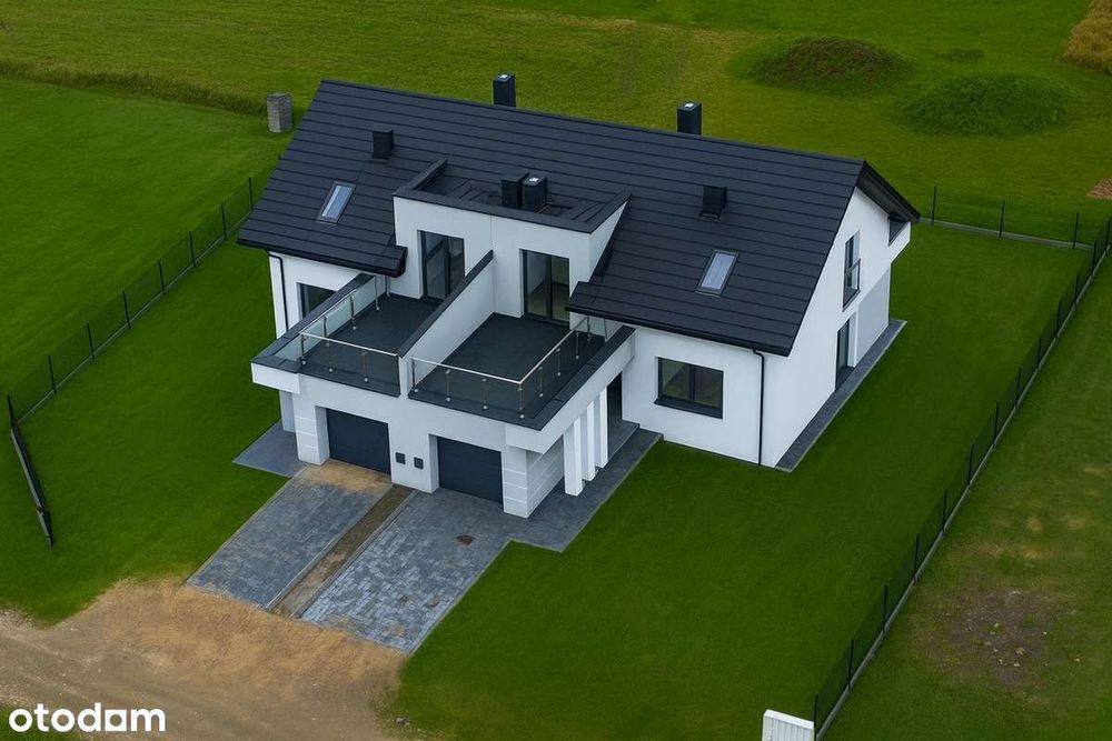 Nowoczesny dom w zabudowie bliźniaczej, Mójcza k/Kielc