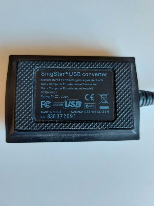 Adaptador Singstar PlayStation2