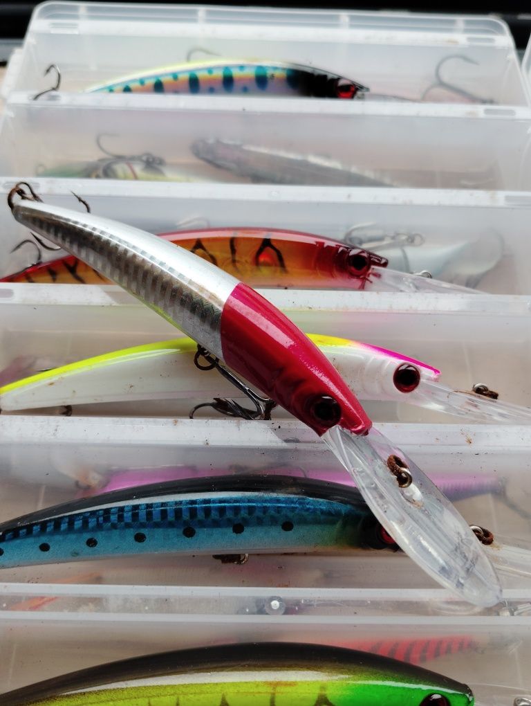 6 Amostras p/ pesca trolling / rapalar