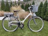Holenderski rower elektryczny batavus jakima damka sprata gazelle