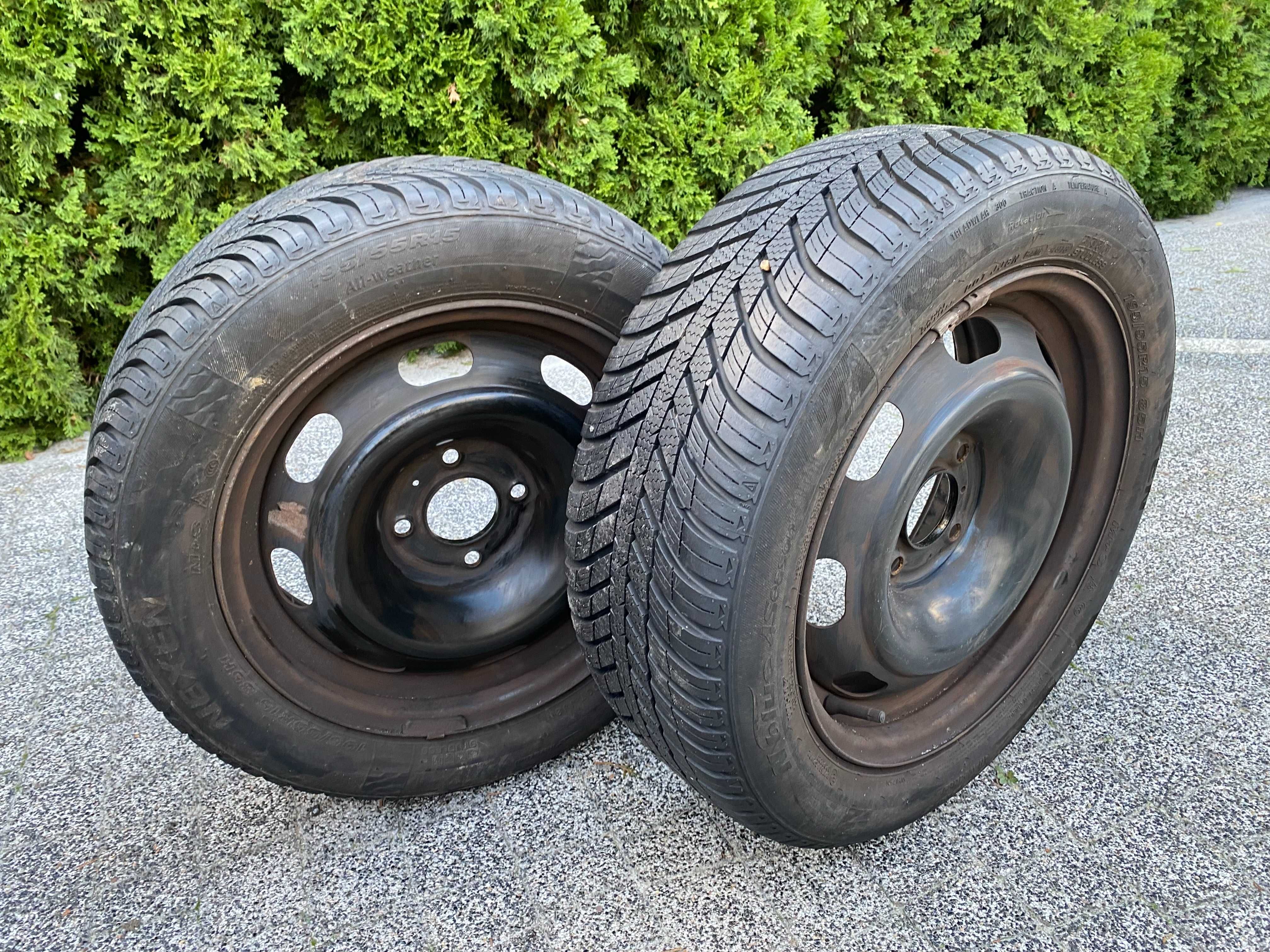 2x opona +  felga NEXEN Nblue  195/55/15  wielosezon