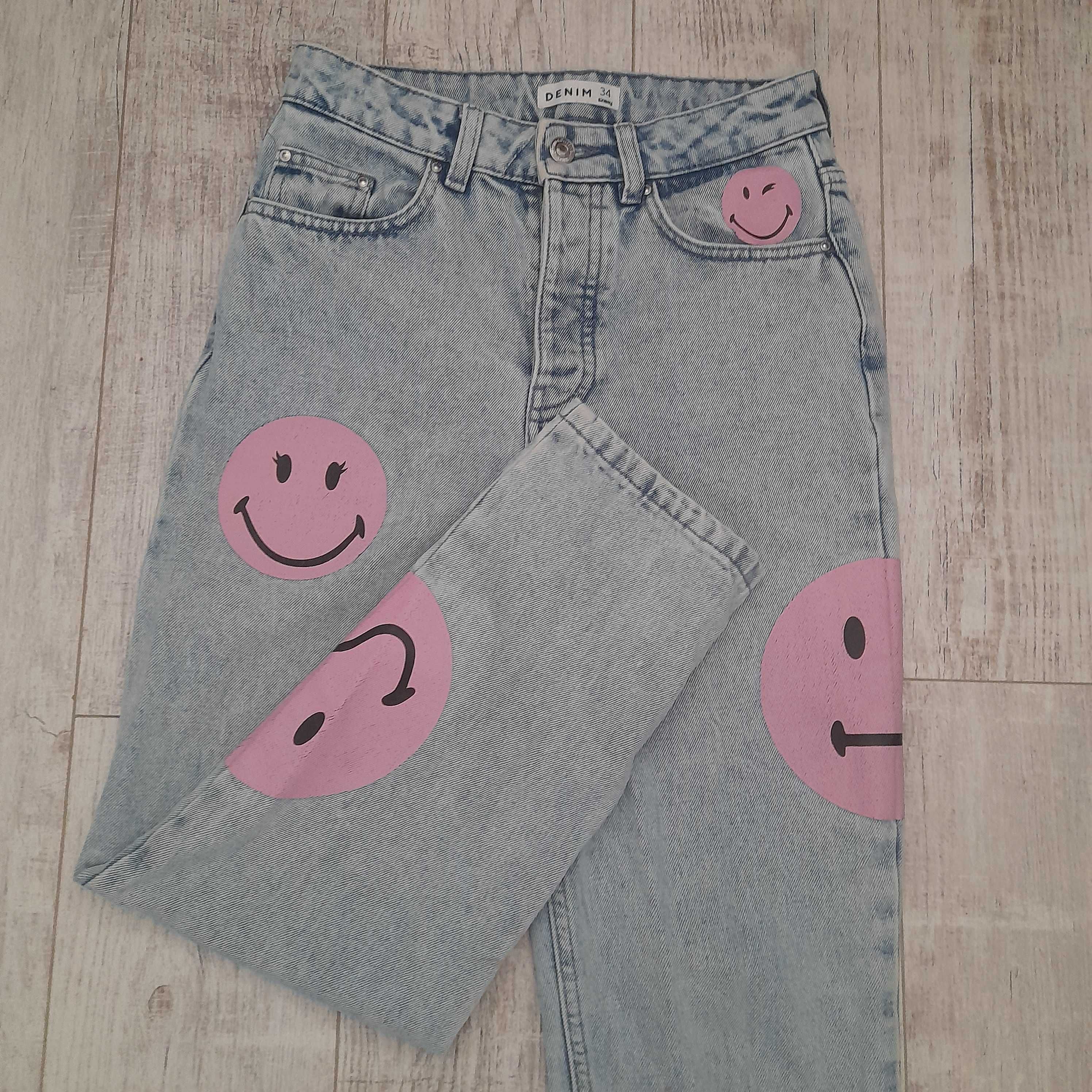 Spodnie jeansowe denim - sinsay rozmiar 34