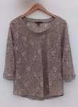 Top de renda Mango