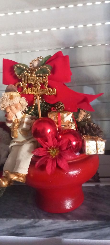 Enfeites artesanais de natal