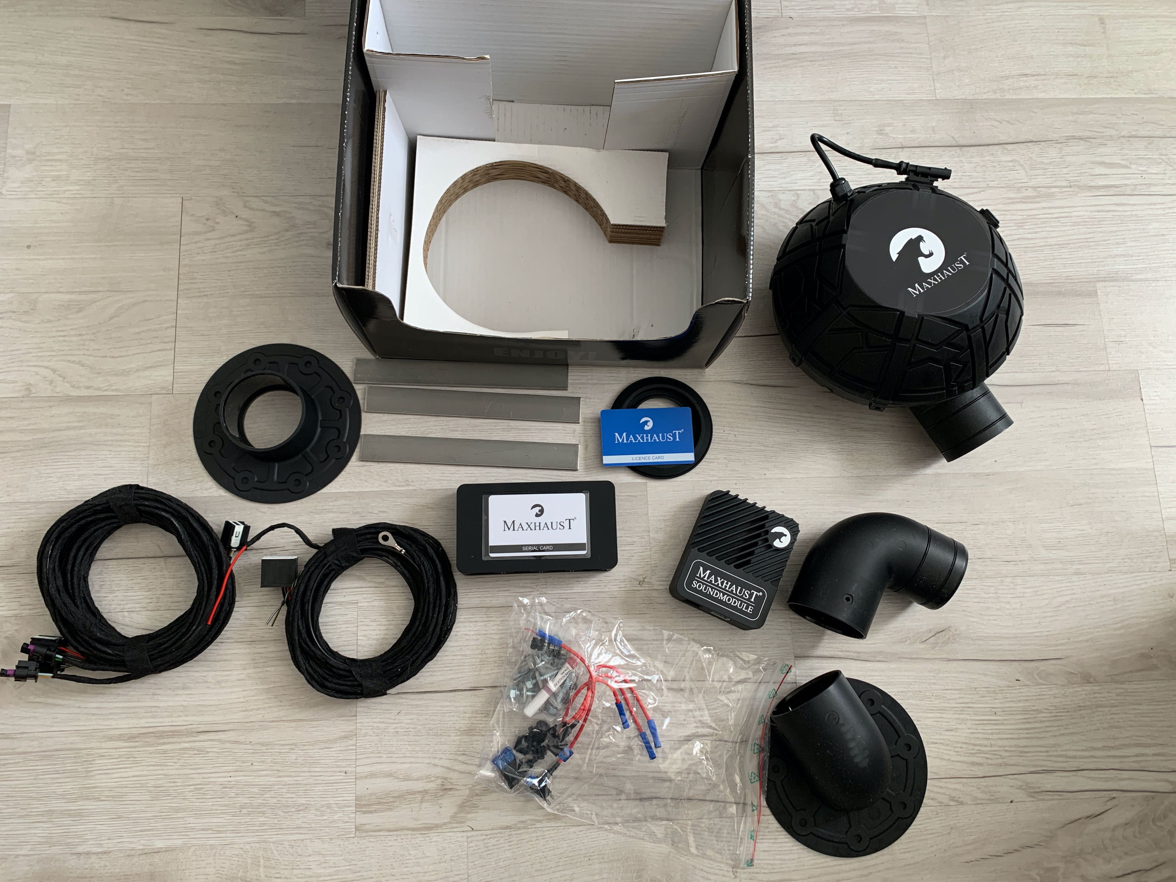 NOWY zestaw MAXHAUST Bridge komplet aktywny wydech, Sound Booster