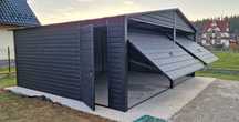 Garaż blaszany 35m2, blaszak 6x5,8, 7x5, garaże wiata - różne rozmiary