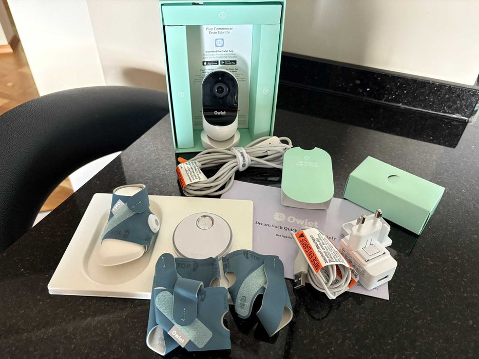 Monitor snu Owlet Dream Sock i kamera Cam 2 - nowy, nieużywany zestaw