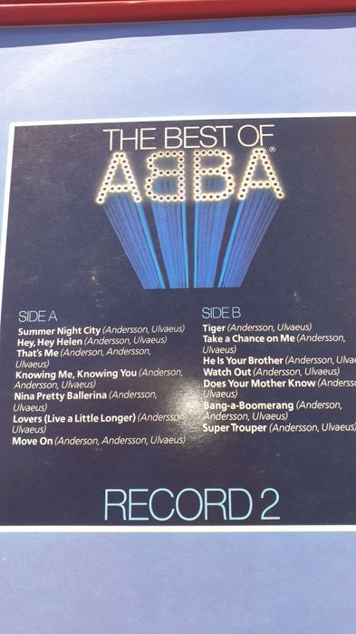 ABBA ( the best of)  box 4 Lps