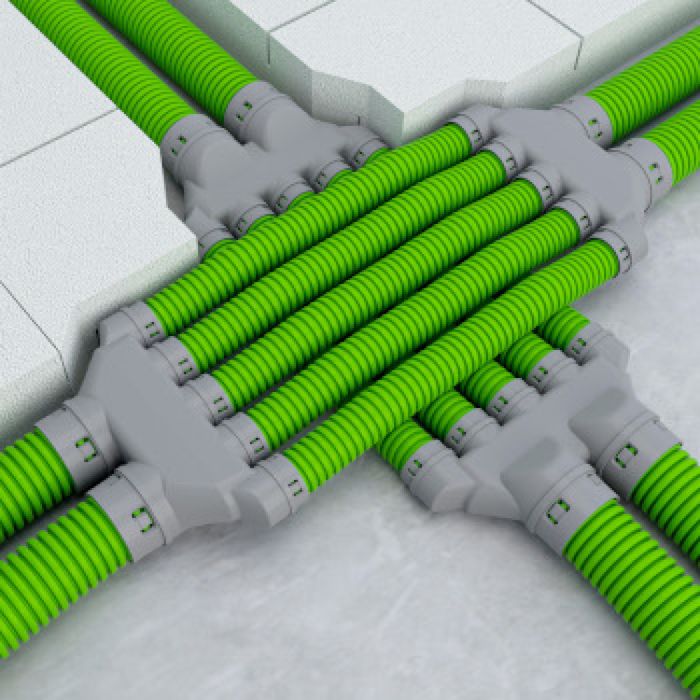 Przejściówki do mijania się rur - Rekuperacja